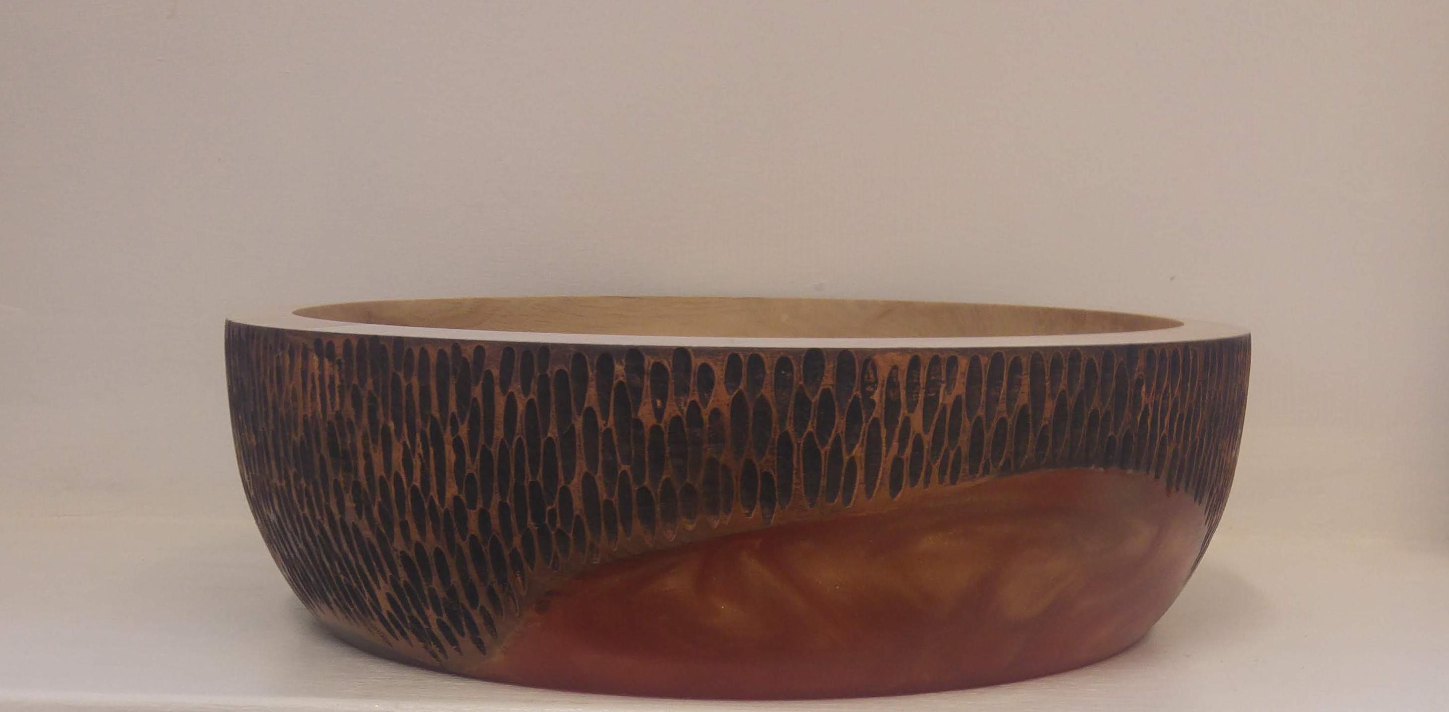 Sweet Chestnut and Resin Bowl