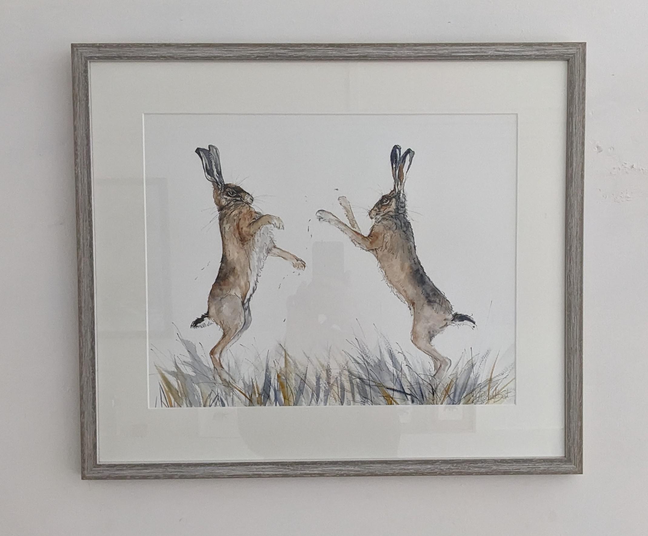 Dancing Hares