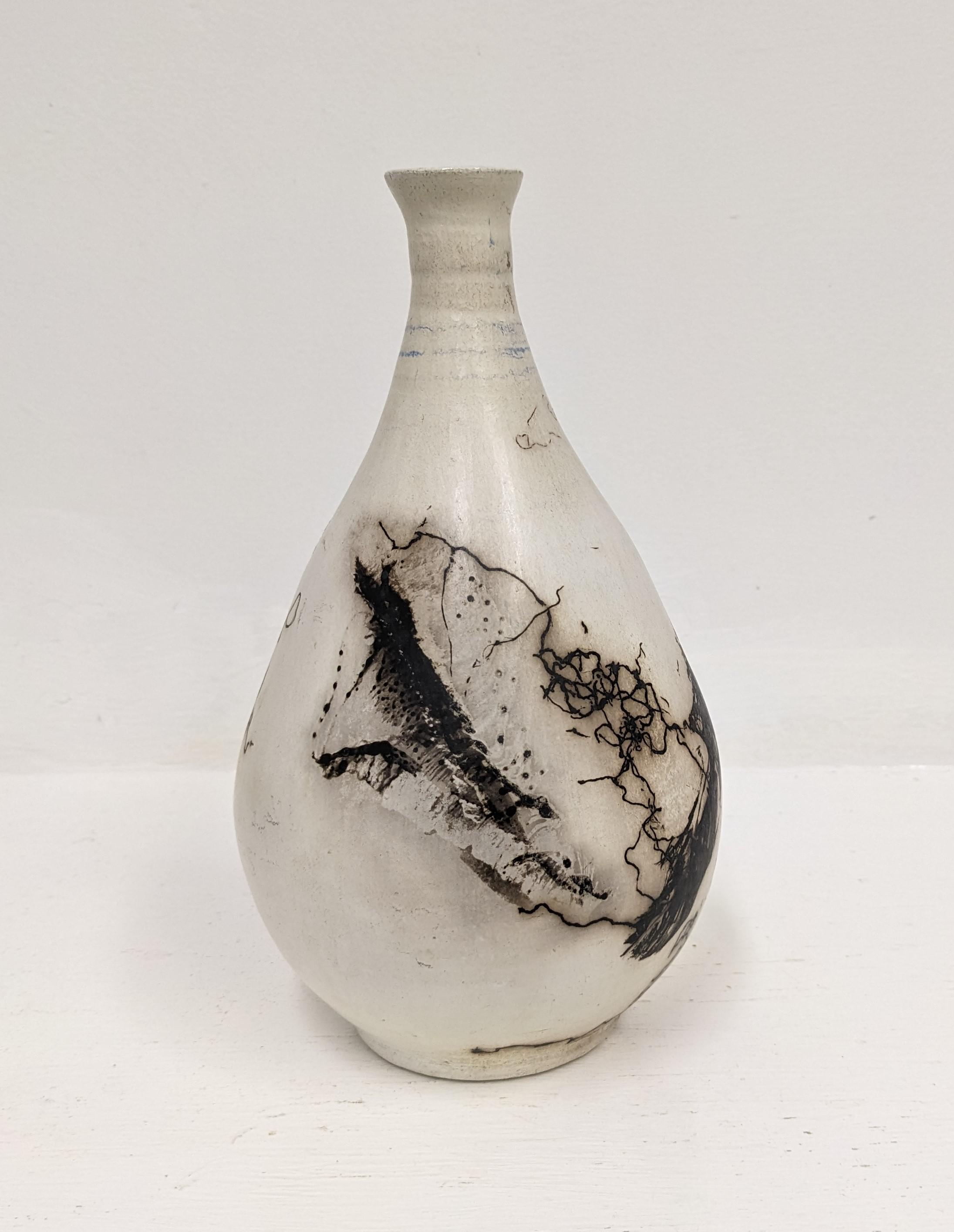 Vase with White
