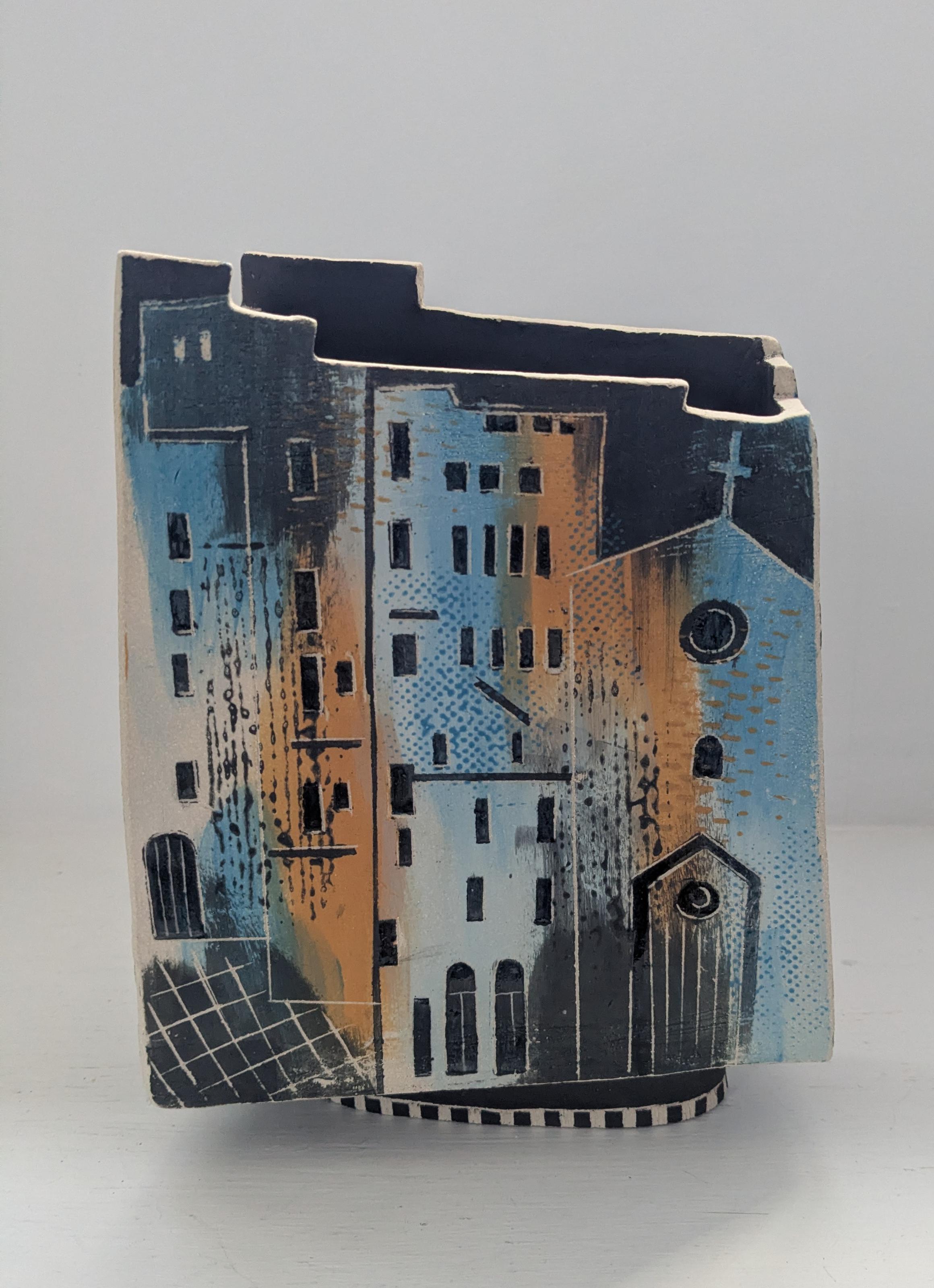 Large Riomaggiore Vessel - LC27