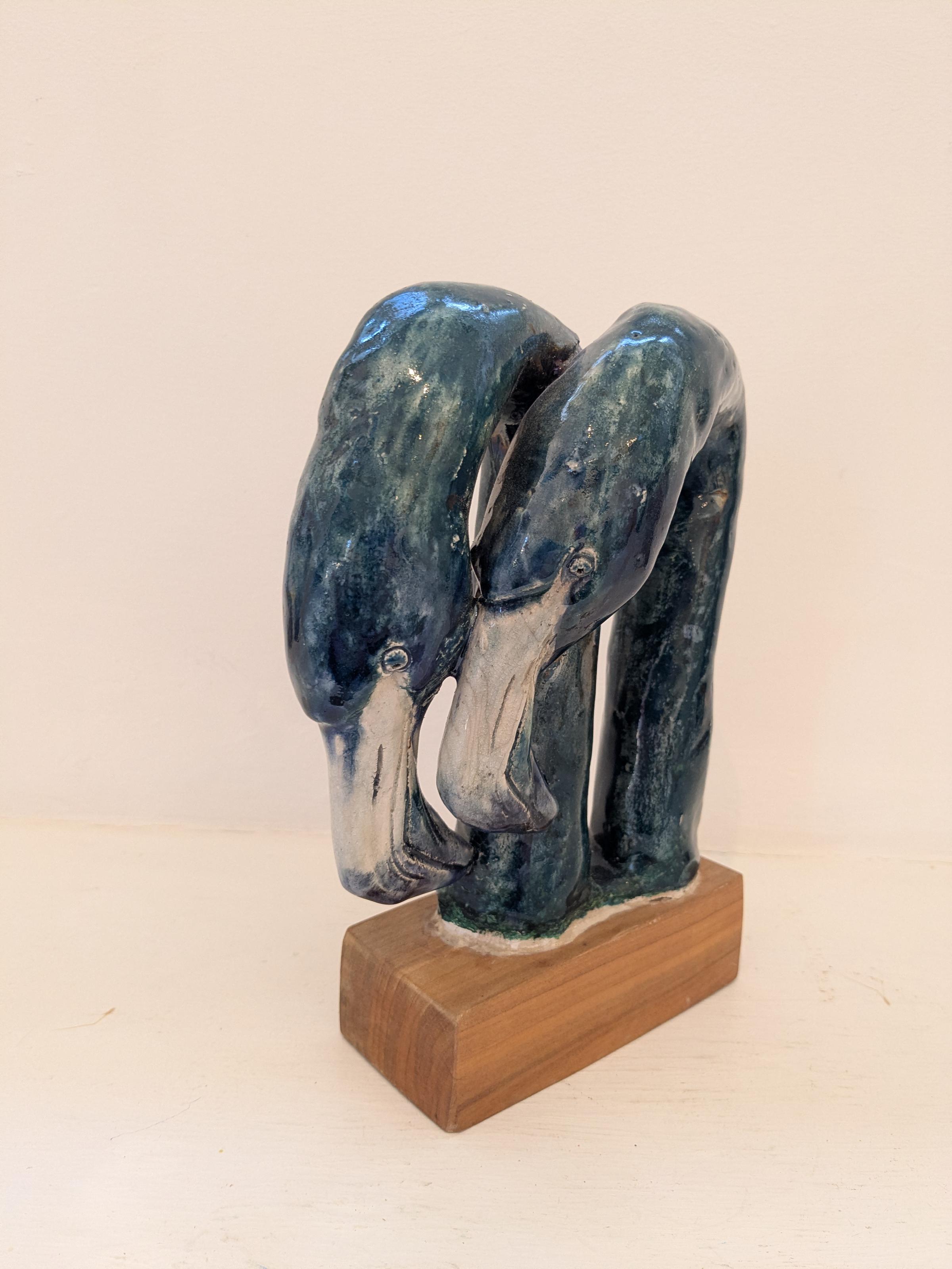 Blue Flamingos