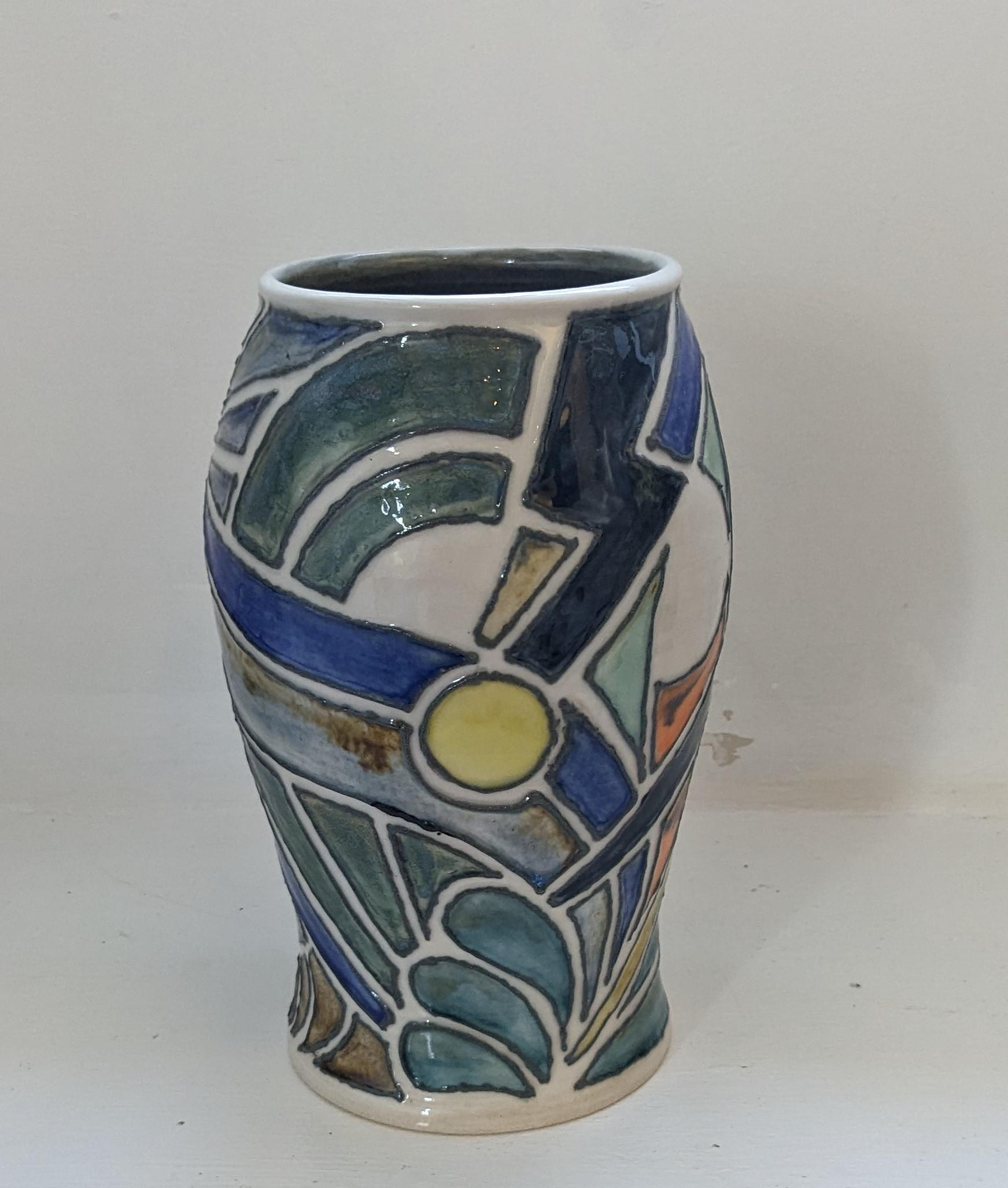 Aztec Style Vase