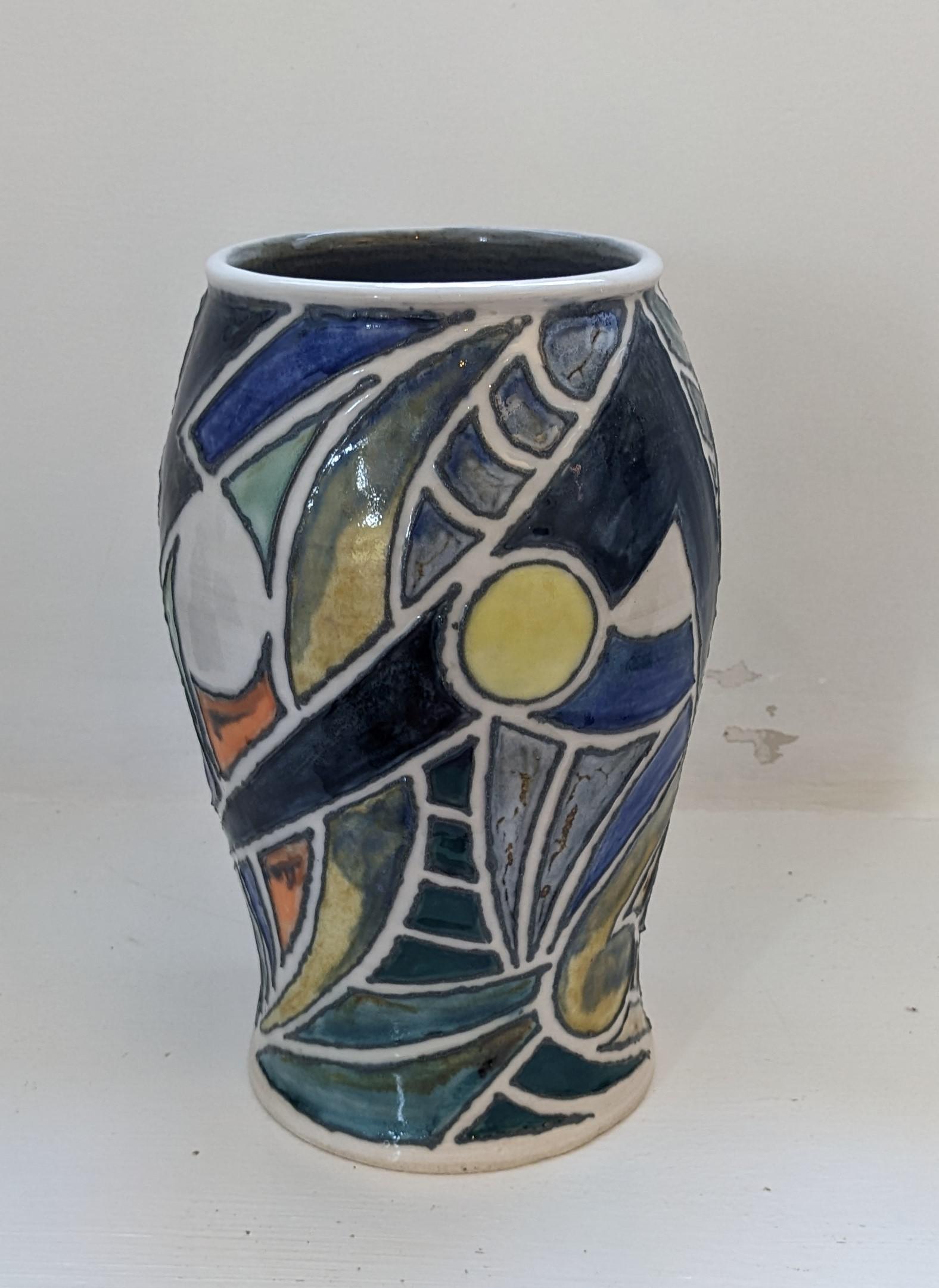 Aztec Style Vase