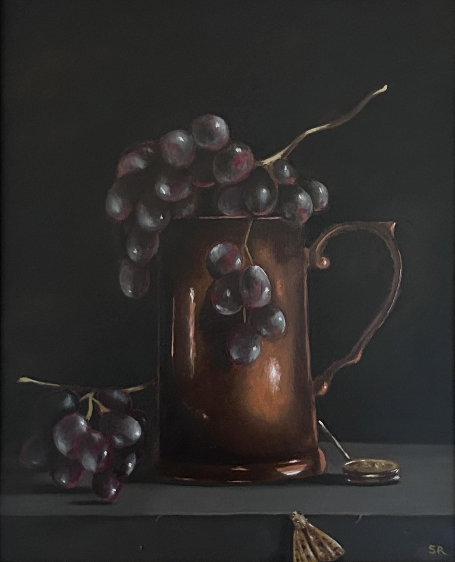 Grapes in a Copper Kettle