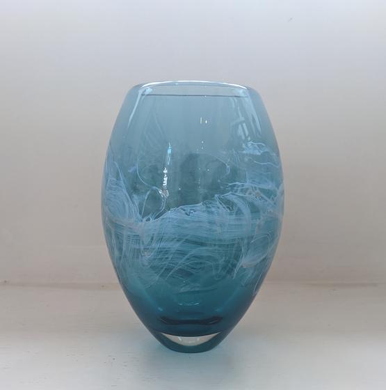 Surf Vase in Teal