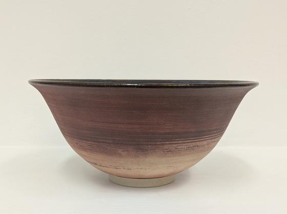 Red Iron Oxide / Blue Speckled Bowl (10)