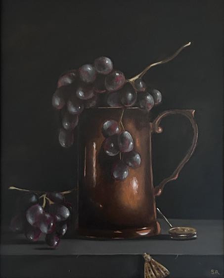 Grapes in a Copper Kettle