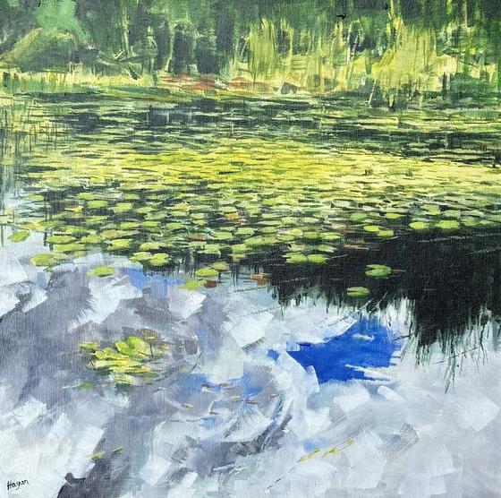Reflections on Woburn Lake 2