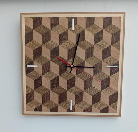 Cube Illusion Clock